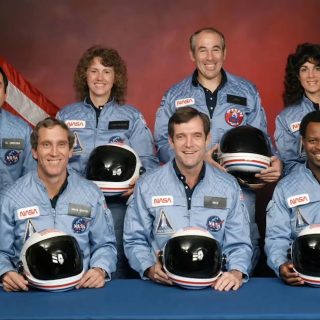 Challenger Crew of STS-51. Image: NASA